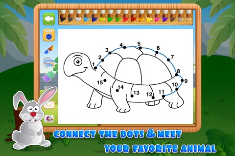 4 in 1 Fun Zoo Games Pro - Download One of the Best Learning & Educational Activities App for Kids & Toddlers - Includes Painting and Coloring Book, Matching the Picture Game, Connect The Dots & Animal Jigsaw Puzzles - Easy for Children to Play screenshot 4