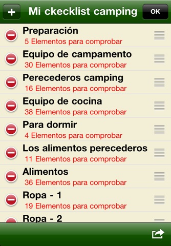 Listes de camping screenshot 4