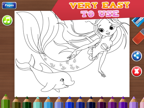 Screenshot #4 pour Coloring Pages for Girls - Fun Games for Kids