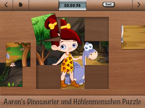 Aaron's dinos and caveman puzzle for toddlers screenshot 4