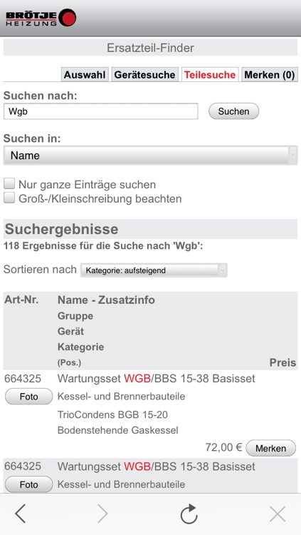 BROETJE Ersatzteil App screenshot-3