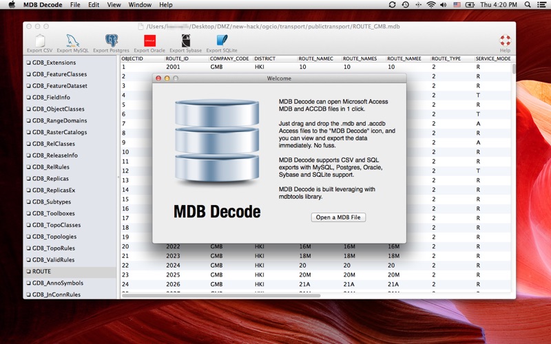 Screenshot #1 pour MDB Decode