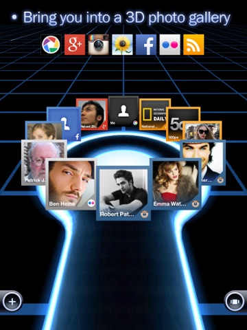 Screenshot #4 pour Photo 3D: The All-in-1 album for Facebook, Instagram, Flickr, Picasa and RSS