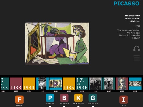 FRAUEN -Picasso, Beckmann, de Kooning screenshot 3