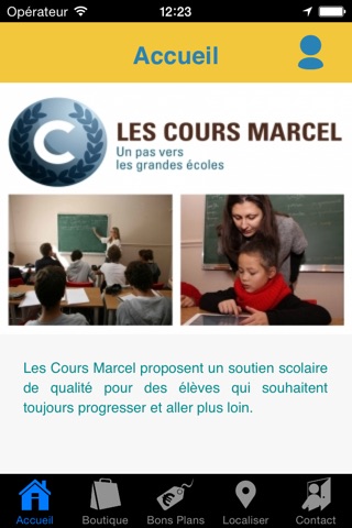 Les Cours Marcel screenshot 2