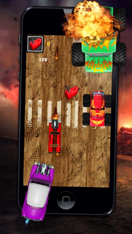 Monster Truck Furious Revenge PRO - A Fast Truck Racing Game! screenshot-4