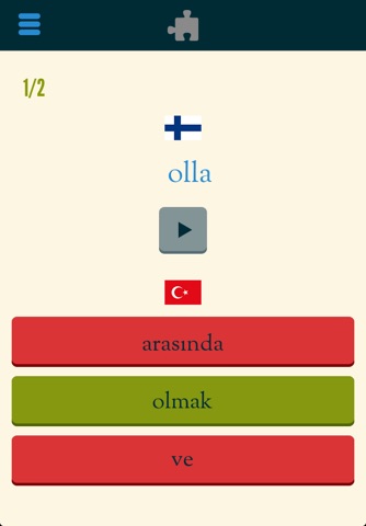 Easy Learning Finnish - Translate & Learn - 60+ Languages, Quiz, frequent words lists, vocabulary screenshot 4