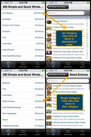 250 Simple and Quick Whole Foods Recipes screenshot 2