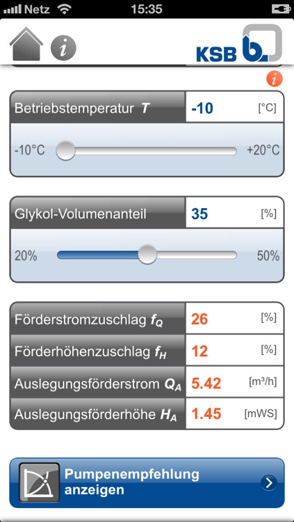 KSB's Piping Calculator