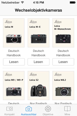 Leica Camera Handbooks screenshot 2