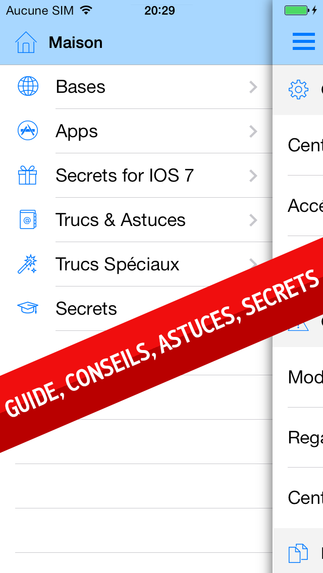 Screenshot #2 pour Free Guide for iOS 7 - How to use IOS 7