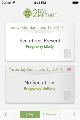 Game screenshot 2Day Method - Fertility Awareness & Family Planning apk
