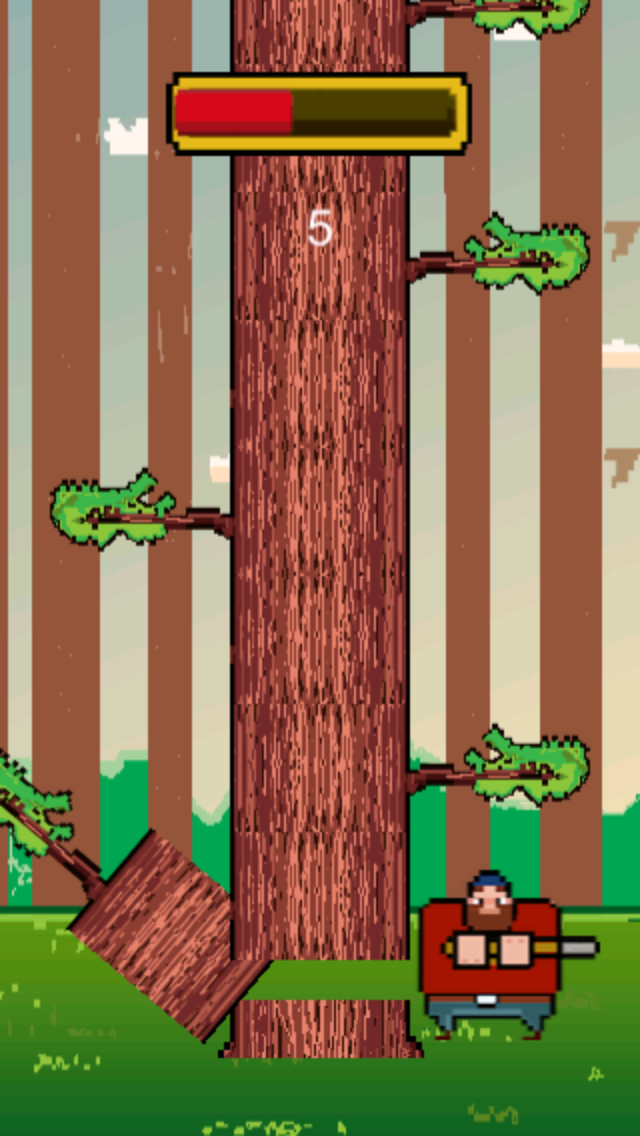 Timber Logger Man Arcade screenshot 1