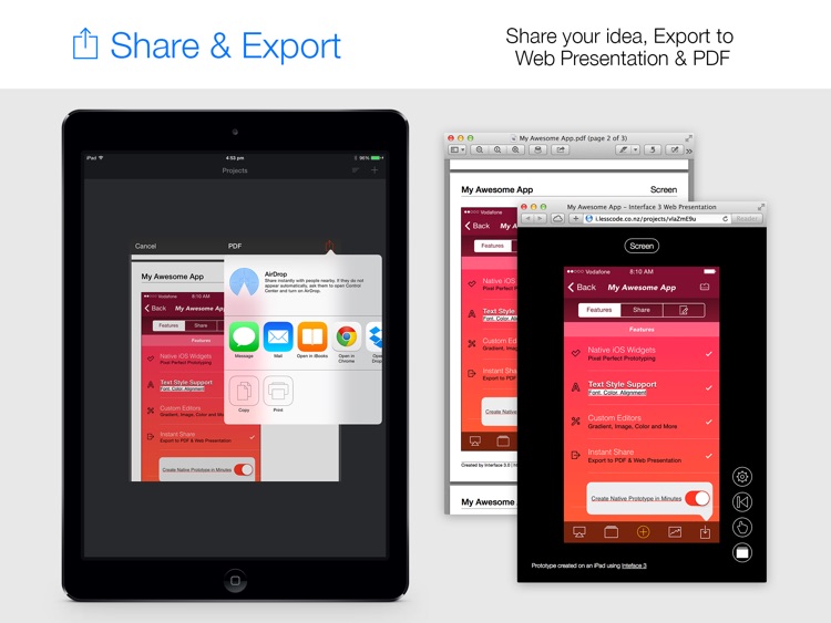 Interface 3 for iPad