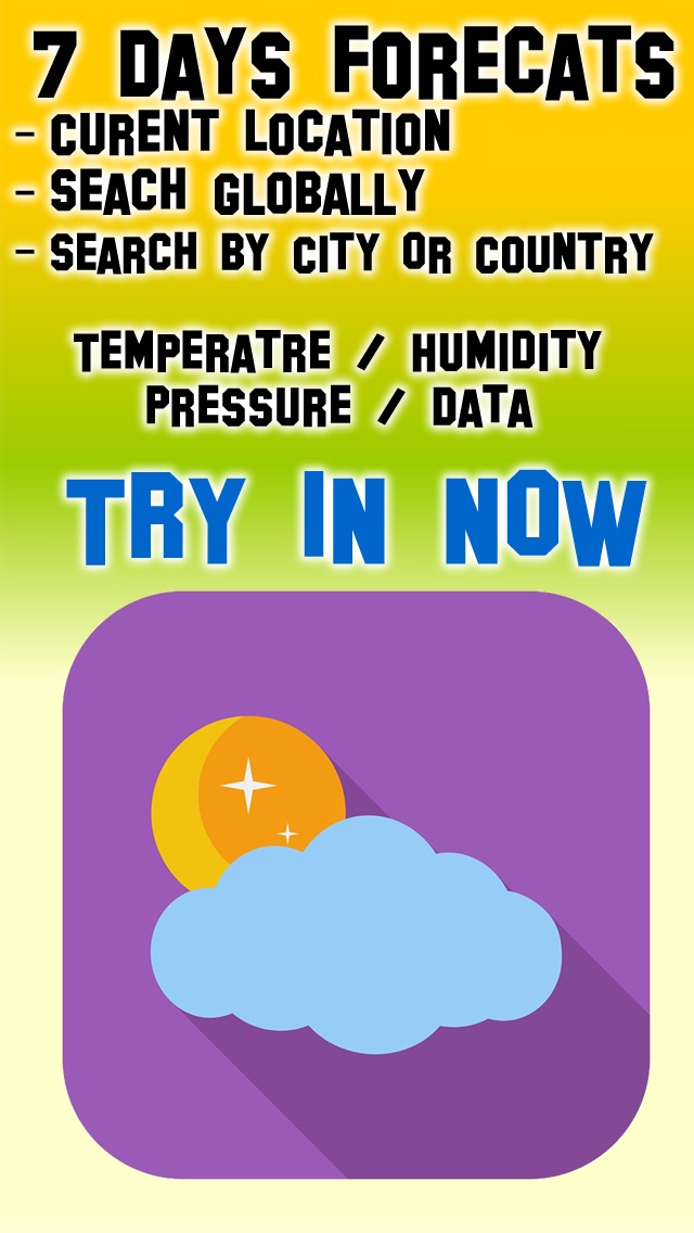 Screenshot #1 pour Météo applications de prévision - Prévisions météo 7 jours gratuits rapports de votre emplacement actuel et partout dans le monde