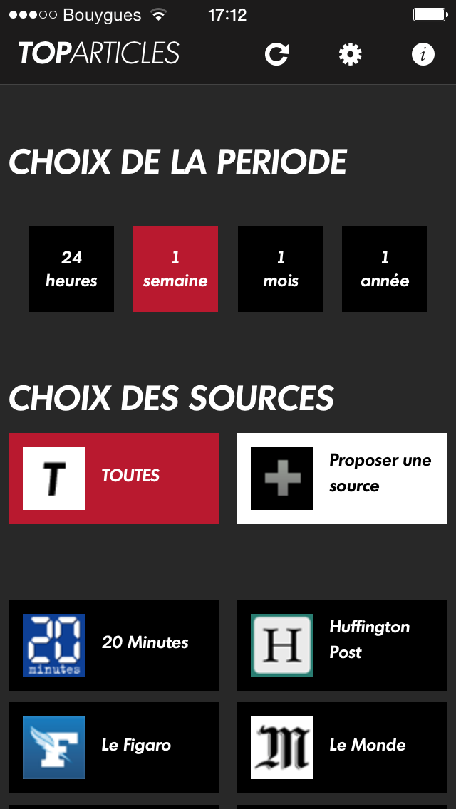 Screenshot #3 pour Top Articles