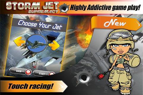 Aerial Jet Shooting War: FREE Air Combat Fighter Sim Game HD screenshot 2