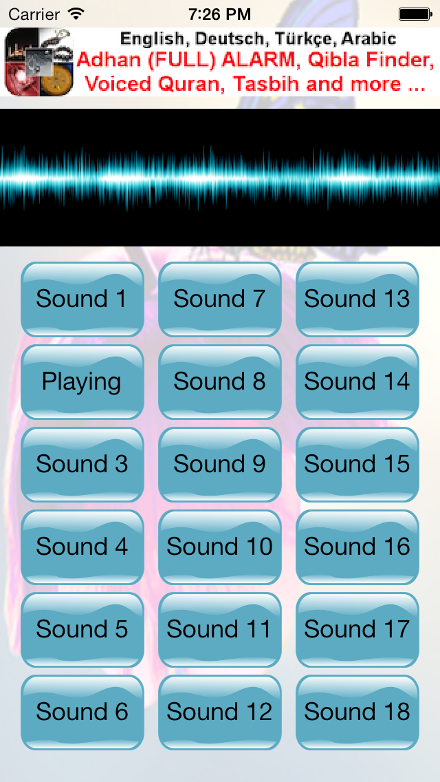 Screenshot #1 pour Islamic SoundBoard