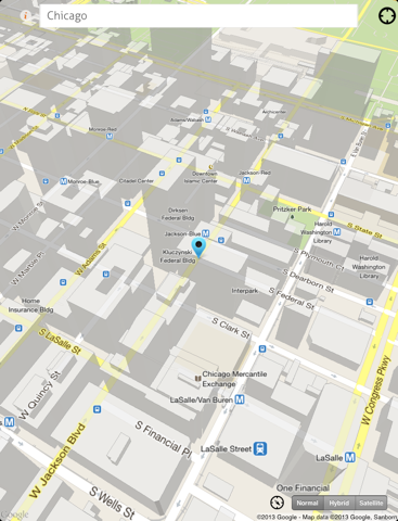 Screenshot #5 pour goMap! HD - Real 3-Dimensional Google Map for iPad, get ready for Easter!