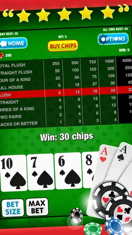 Game screenshot Video Poker Free Game: King of the Cards! for iPad and iPhone Casino Apps hack