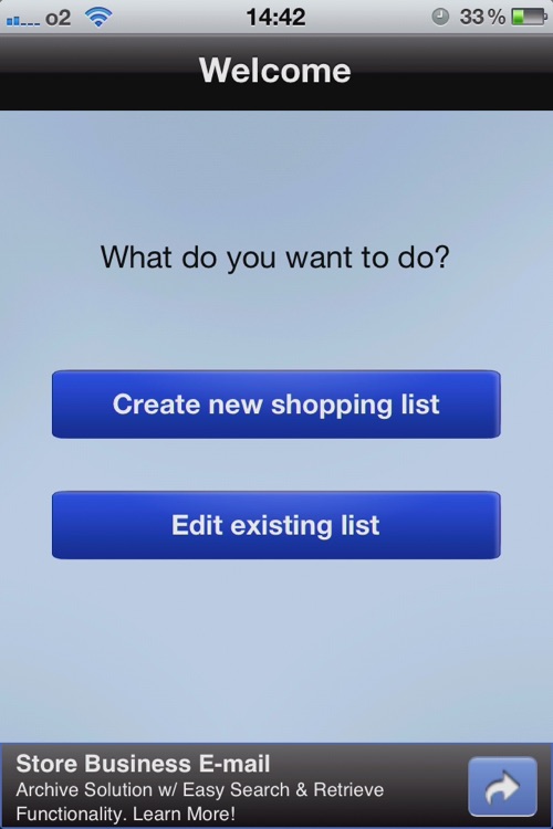 Shared Shopping List