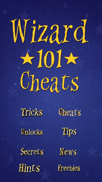 Cheats Wizard 101