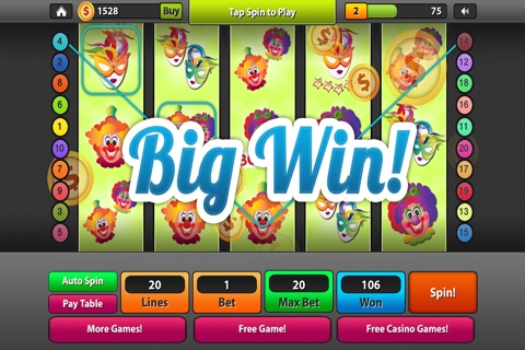 Casino Carnival Slots - Ghost-busters Slots, Deal or no Deal Slots, Vegas Slot Games with Best Jackpots, 777 Wild Cherries screenshot 3