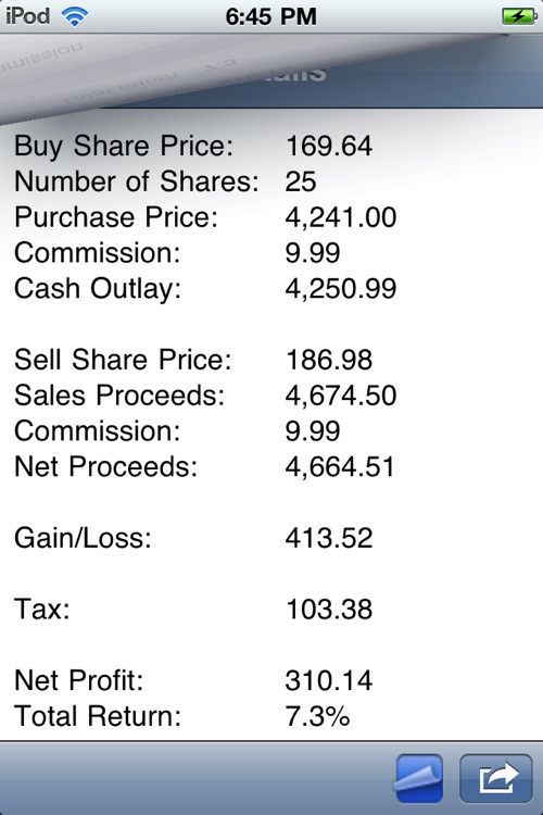 SSPI Stock Calculator screenshot-4