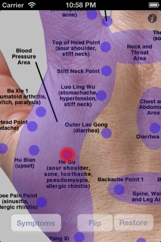 Hand Massage Map screenshot 2