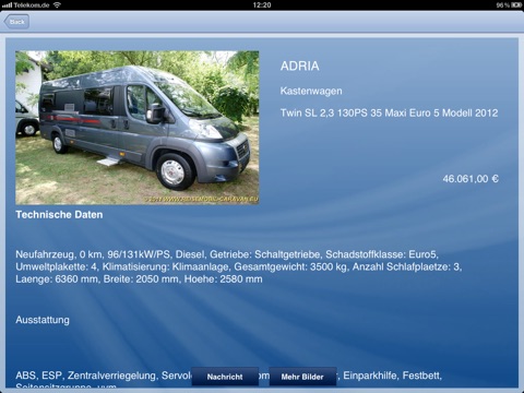 Sachsen-Caravan GmbH E.H. Wohnmobile screenshot 4