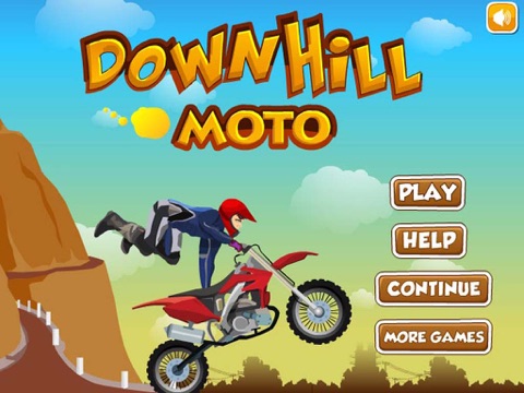 Screenshot #4 pour Down Hill Crazy Moto Racing