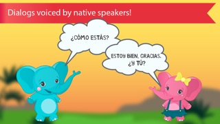 ベニーと子供のためのスペイン語。色や数字、挨拶や家族、食べ物や果物、動物、無料単語の発音に注意してください。フラッシュカードでスペイン語を学ぶのおすすめ画像4