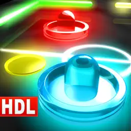 Glow Hockey 2 HD FREE app icon