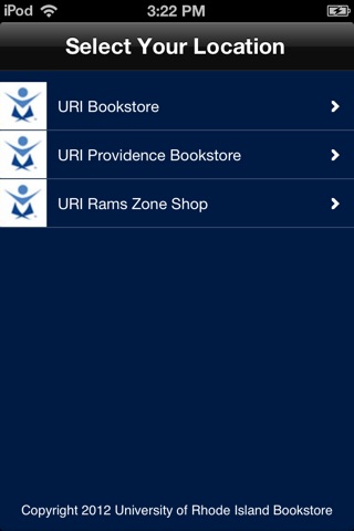 URI Bookstore screenshot 2