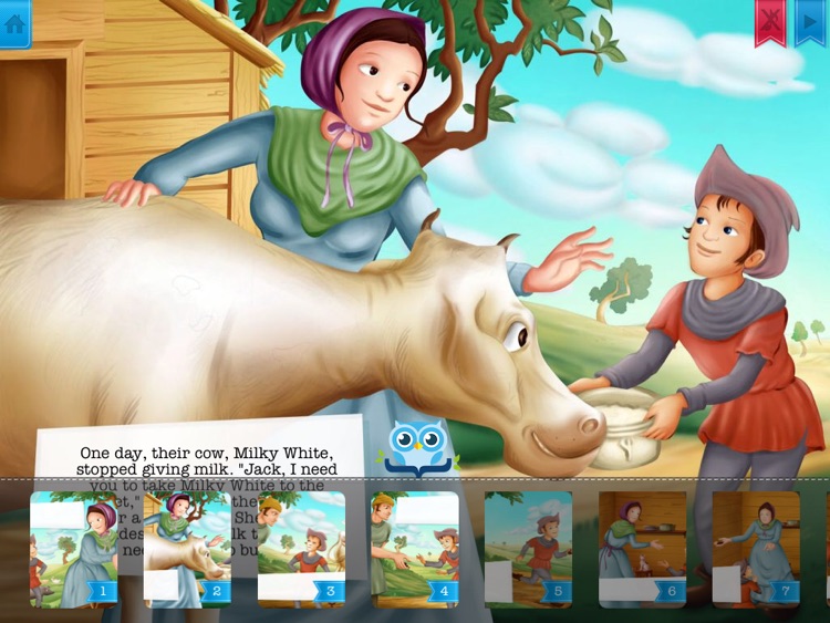 Jack and the Beanstalk - Have fun with Pickatale while learning how to read.