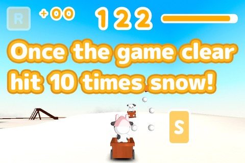 MilDel-F -Car easy snowball fight shooting game 3D- screenshot 2