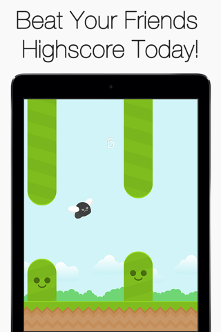 Angry Fly - Flap your bird wings to avoid the hills! screenshot 4