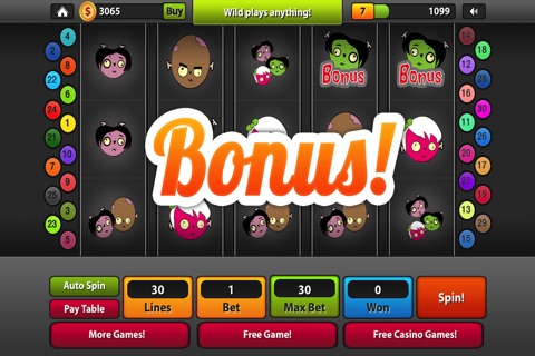 Zombie Casino Carnival - Ghost-busters Slots, Deal or no Deal Slots, Vegas Slot Games with Best Jackpots, 777 Wild Cherries screenshot 3