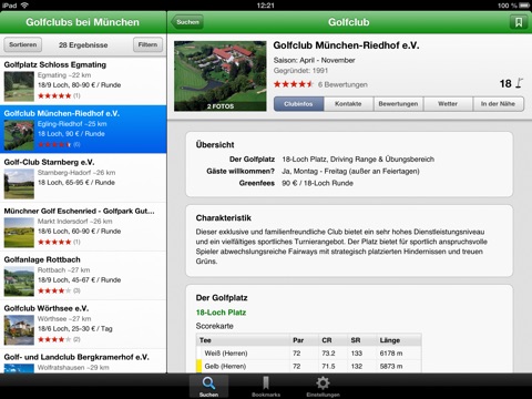 Albrecht Golf Guide for iPad screenshot 2