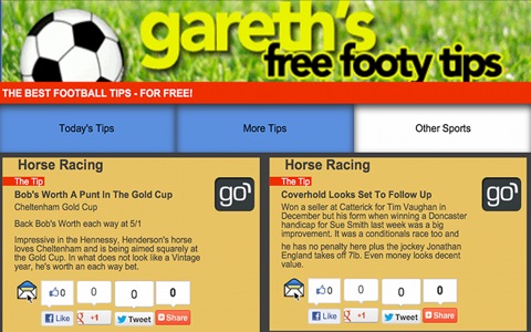 Gareth's Football Tips screenshot 3