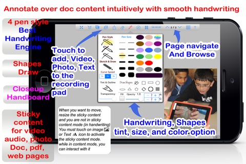 iExplain anything - Annotate on screen to record and share video screenshot 3