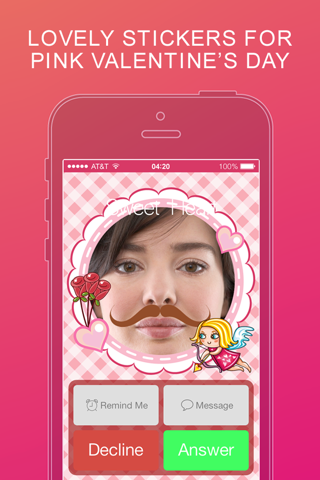 Wallpaper Maker - Pink Valentine's Day Special for iOS 7 screenshot 3