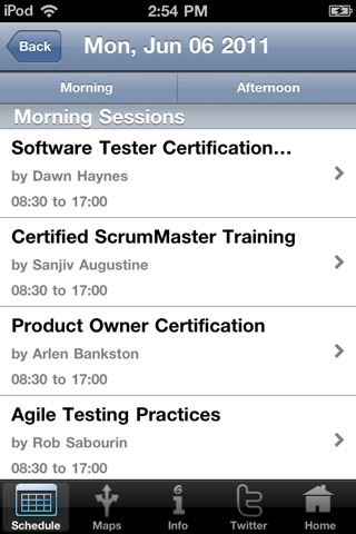 Agile Development Practices and Better Software Conference West 2011 screenshot 3