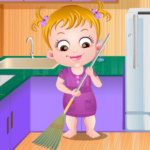 Little Girl Play With Her Friends - Sleep,Play,Eat,Bath,Clean Icon