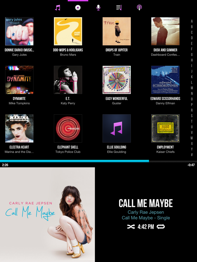 ‎CarTunes Music Player Screenshot