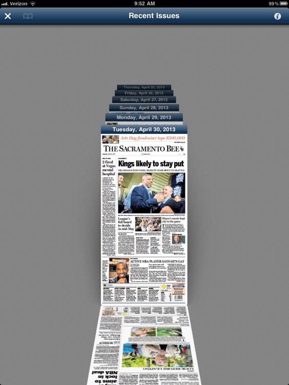 The Sacramento Bee e-Edition for iPad