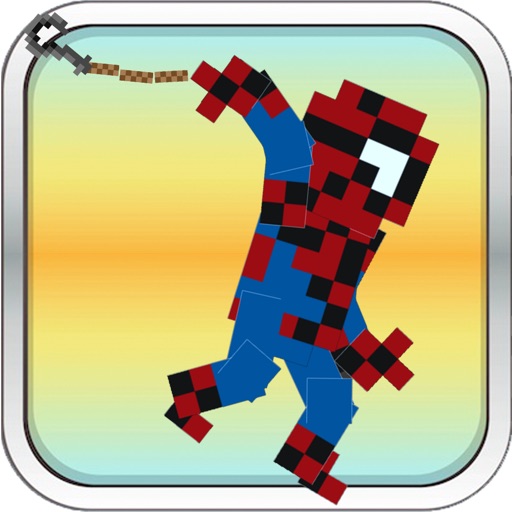 Pixel Hero Rope'N'Fly - Flappy Game iOS App