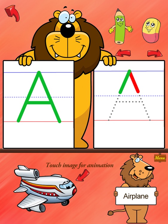 ABC Tracer with words and phonics free - HD