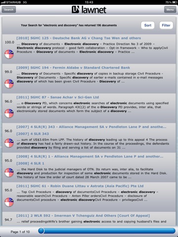 LawNet for iPad screenshot 4