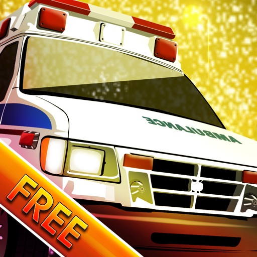 Winter Cold Dark Night Blackout : The Emergency Vehicle to the Rescue - Free icon